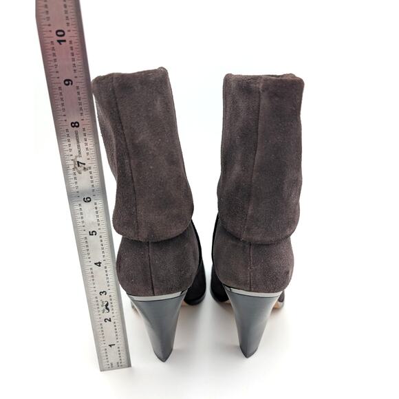 DKNY Padded Cerise Pointed Toe Block Heel Booties Women's Size US5M EU35 - Picture 4 of 11